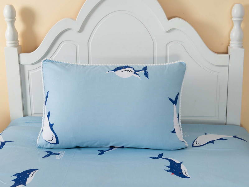 Комфортер детский комплект с одеялом Sofi De Marko Брюс голубой 1,5-Спальное