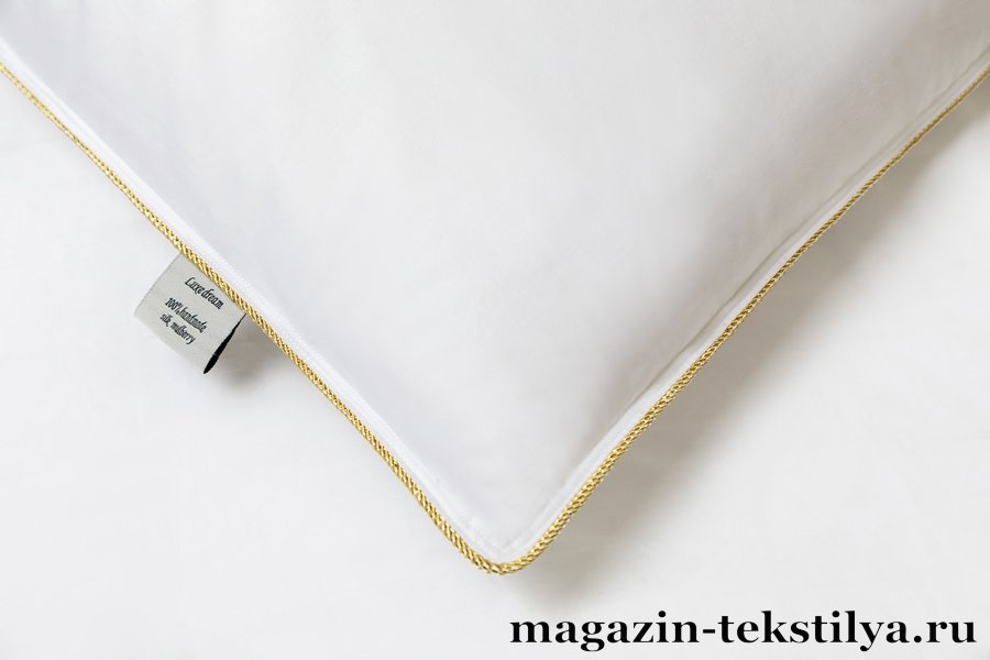 Подушка Luxe Dream Premium Silk шелковая средняя 14 см