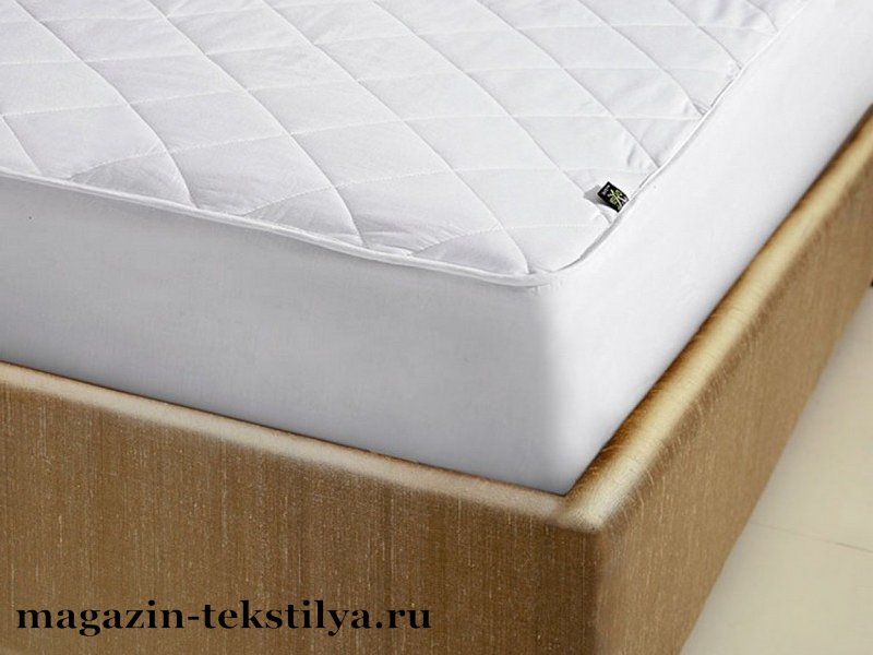 Наматрасник OnSilk коллекция Comfort Premium с юбкой шелковый в хлопке