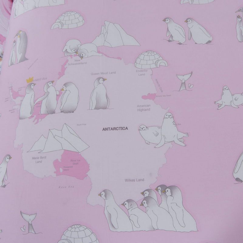 Фото: Постельное белье детское Sofi De Marko Пингвины розовый хлопок сатин от магазина-текстиля.ру