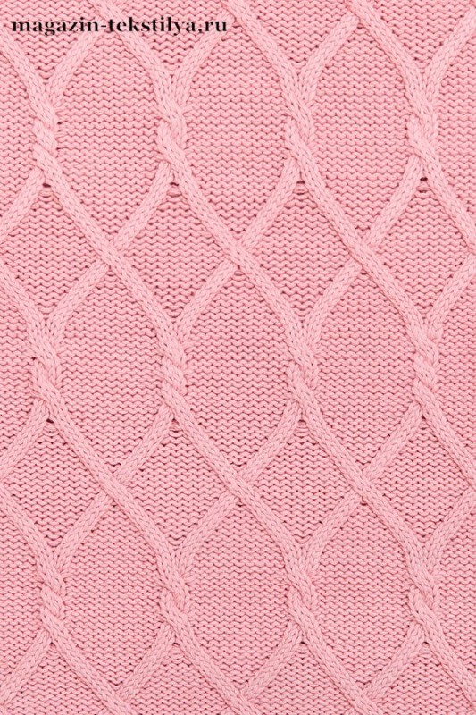 Фото: Плед Luxberry хлопковый Lux 34 розовый в магазине-текстиля,ру