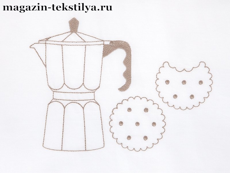 Фото: Постельное белье Luxberry Yummy Breakfast хлопок перкаль белое с вышивкой от магазина-текстиля.ру