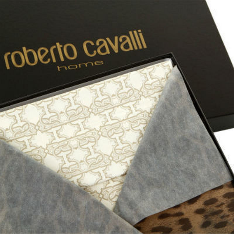 Постельное белье Roberto Cavalli Basic 002 beige хлопок сатин