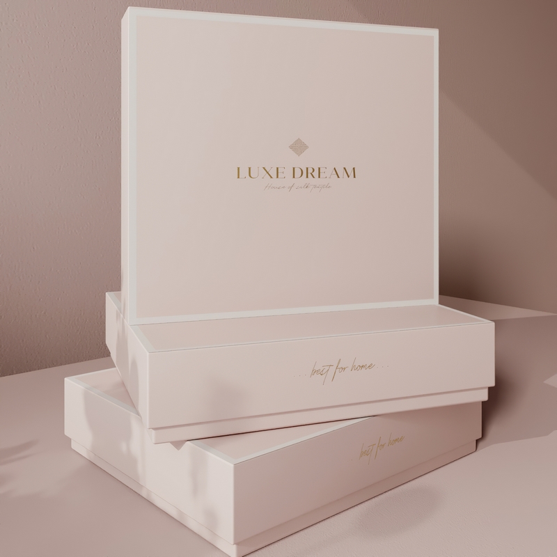 Постельное белье Luxe Dream Шоколад шелковое простыня на резинке 180x200