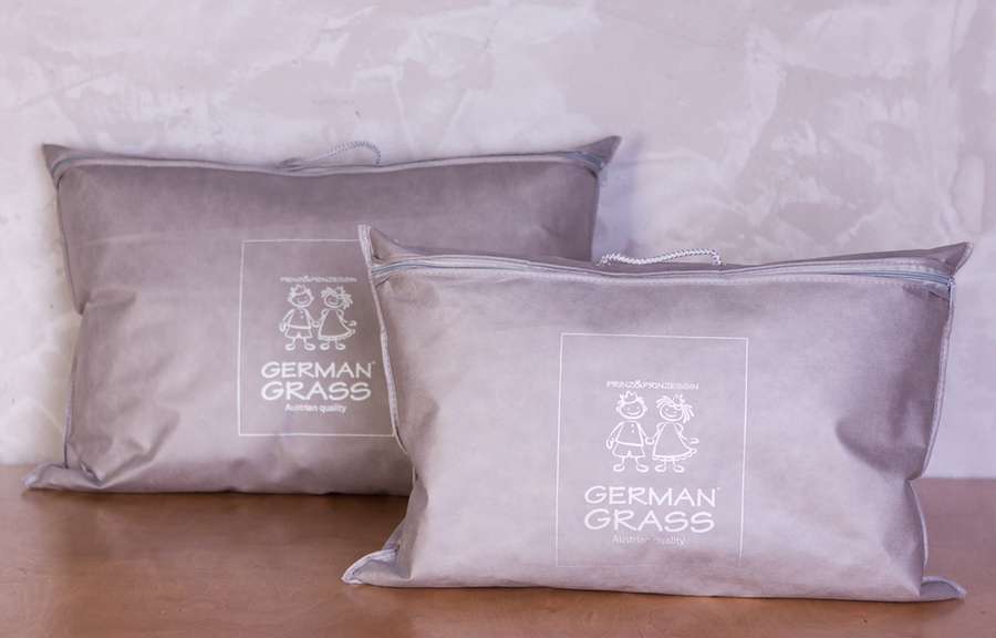 Фото: Комплект детский German Grass Baby Silk Cocoon шелковый подушка и одеяло 