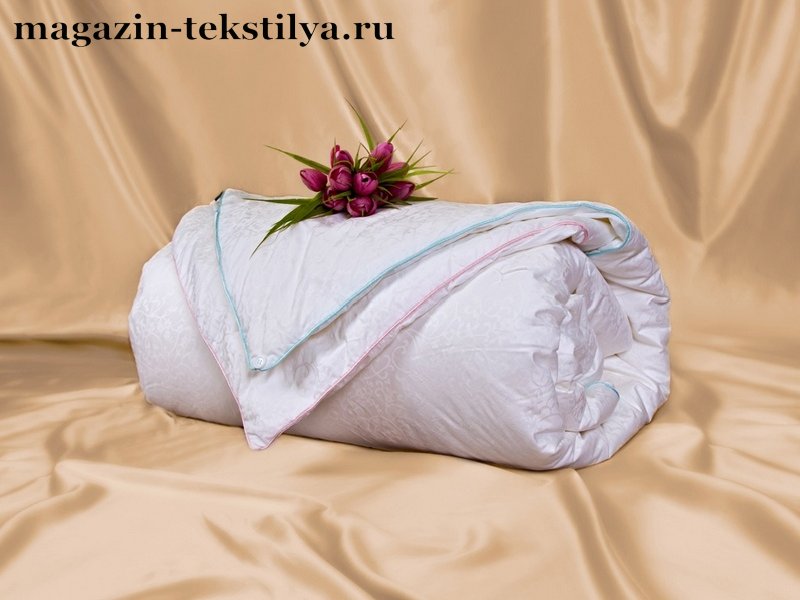 Одеяло On Silk Адам и Ева шелк в хлопке жаккарде облегченное 160г и среднее 300г