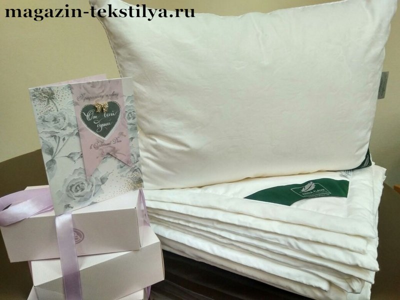 Фото: Одеяло Anna Flaum Eleganz шелковое в тенселе с хлопком всесезонное 