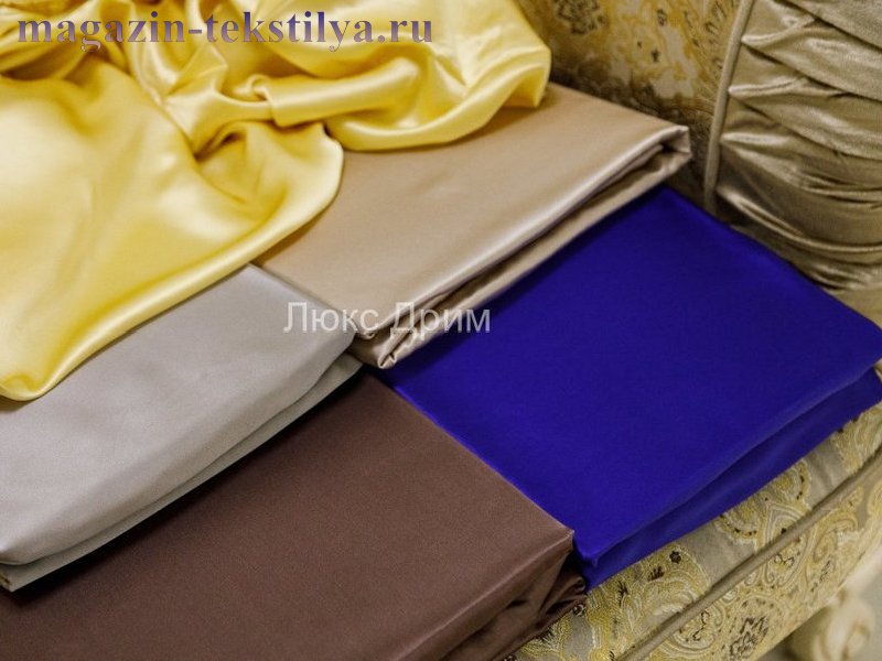 Фото: Постельное белье Luxe Dream Синий шелковое от магазина-текстиля.ру