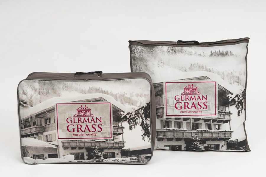 Подушка шелковая German Grass Luxury Silk Grass средняя