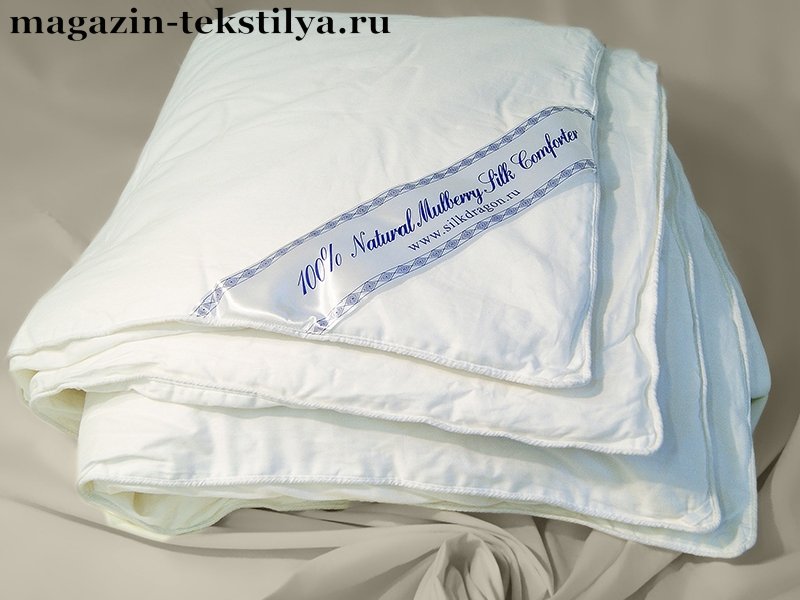 Фото: Одеяло Silk Dragon коллекции Optima шелк Tussah в хлопке сатине летнее 