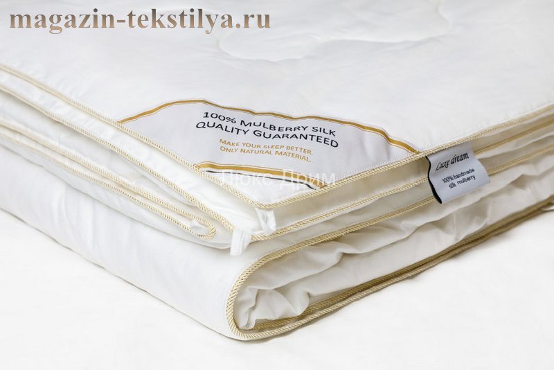 Фото: Одеяло Luxe Dream Premium Silk Collection шелк в хлопке люкс сатине зимнее 