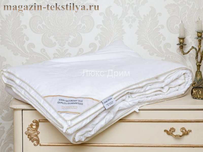 Фото: Одеяло Luxe Dream Premium Silk Collection шелк в хлопке люкс сатине зимнее 