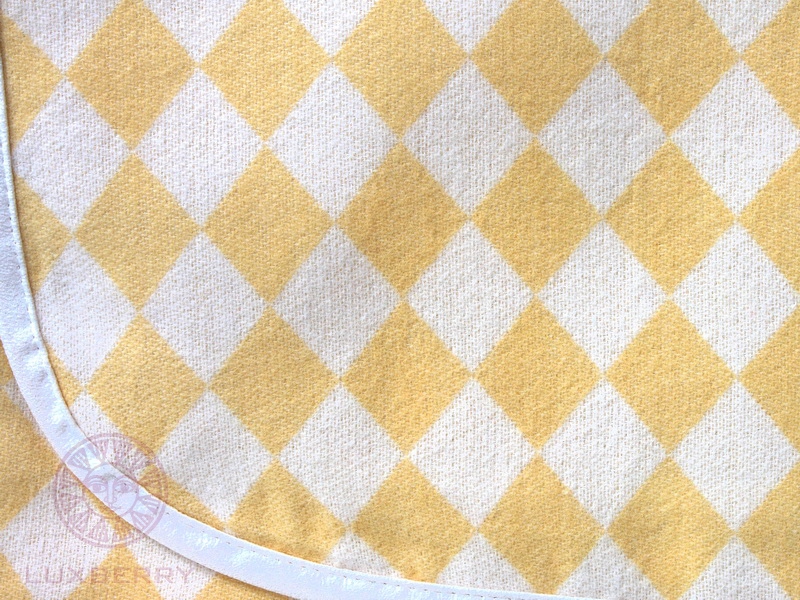 Фото: Плед детский Luxberry Lux 3313 желтый хлопок 