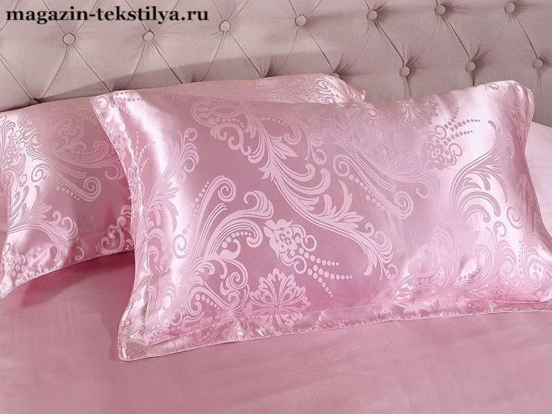 Фото: Постельное белье Luxe Dream Касабланка шелковое жаккард от магазина-текстиля.ру