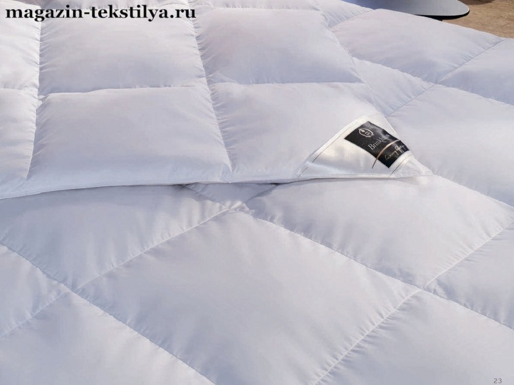 Фото: Одеяло Brinkhaus Finesse пуховое кассетное теплое в магазине текстиля.ру