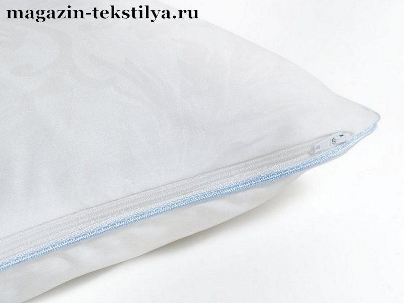 Подушка мужская OnSilk Harmony шелковая в хлопке жаккарде упругая высокая XL