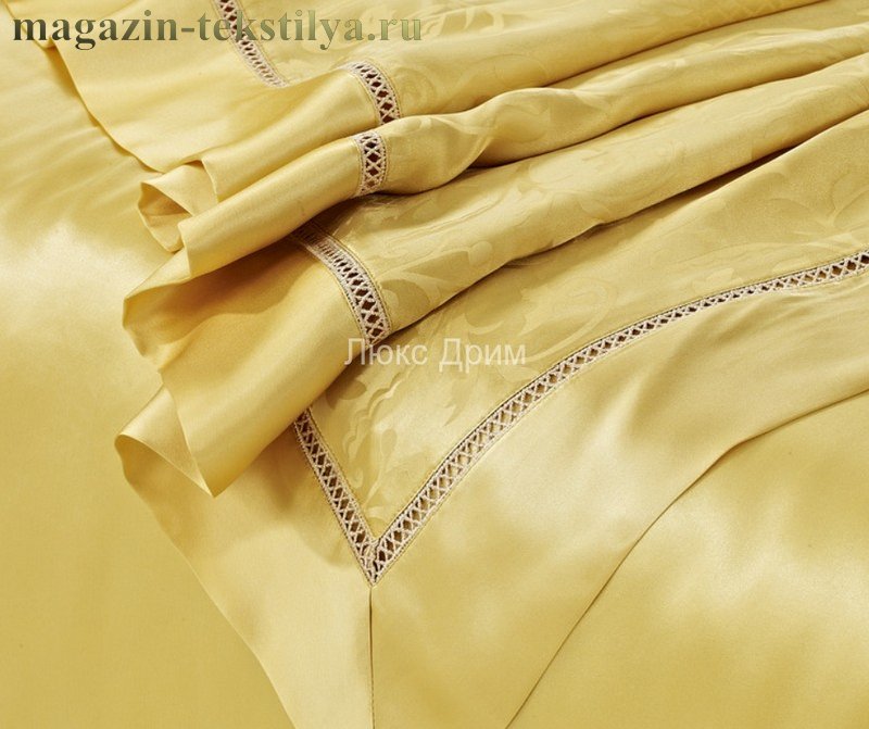 Фото: Постельное белье Luxe Dream Нанси жаккардовое шелковое от магазина-текстиля.ру