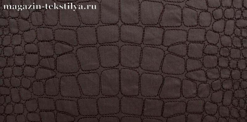 Фото: Постельное белье Bovi Крокодил хлопок сатин шоколад от магазина-текстиля.ру