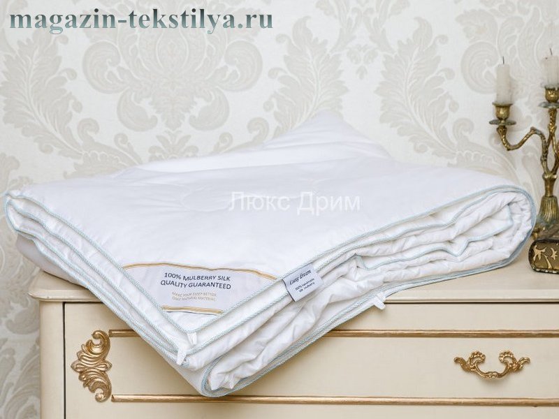 Фото: Одеяло Luxe Dream Premium Silk Collection шелк в хлопке люкс сатине летнее 